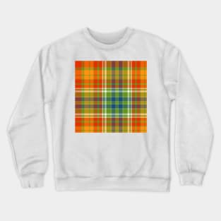 Autumn Plaids , Tartans ,Checks Crewneck Sweatshirt